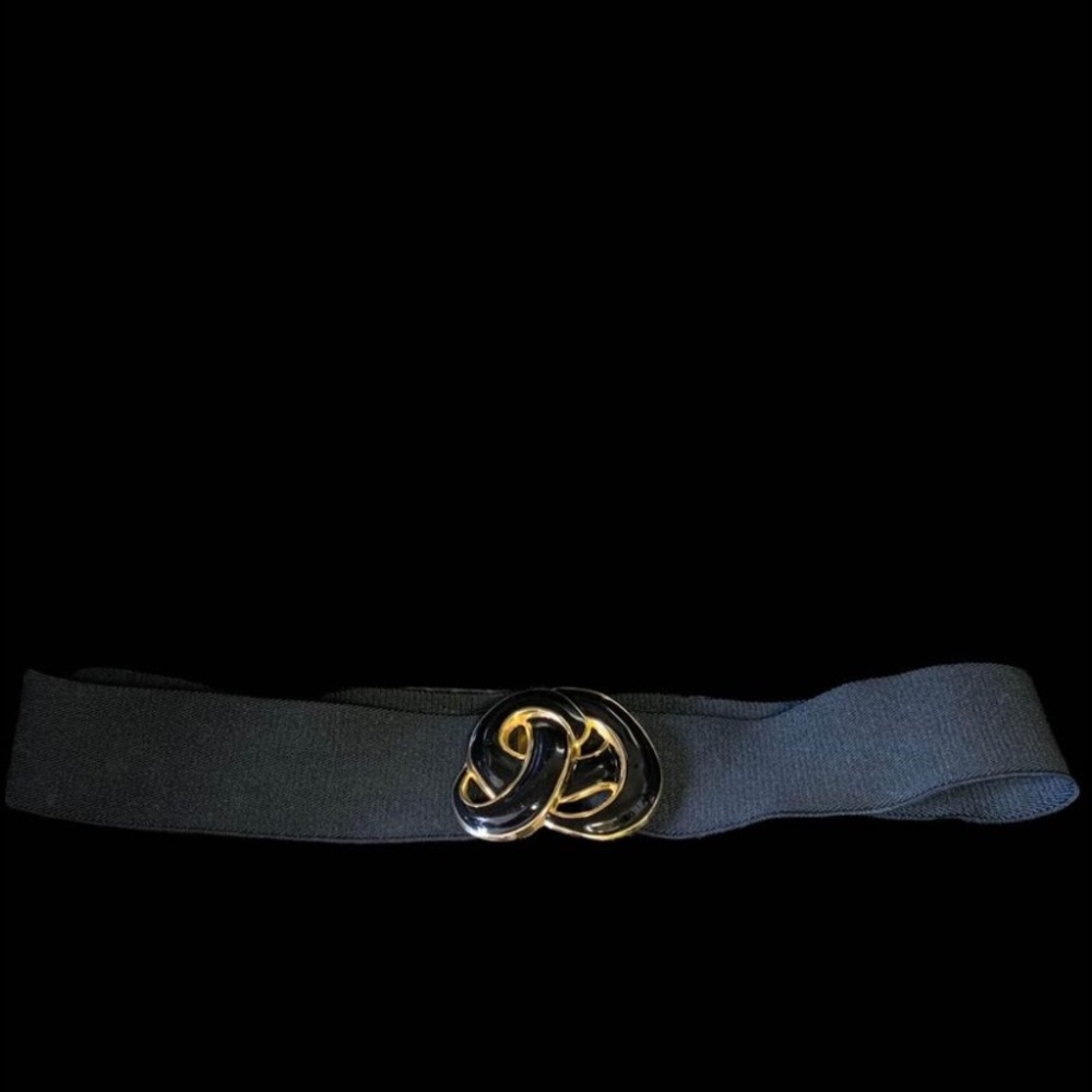 Vintage Day Lor gold and black twisted knot belt